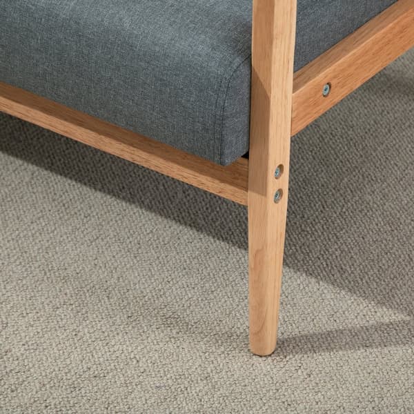 Dubbelsoffa, Loveseat 2-sits, 115x66.5x73 cm, Grå