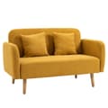 Pikkukuva 1 / 9: Kahden istuttavan sohva, Loveseat, 130x70 cm, Keltainen