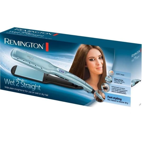 REMINGTON S7350 plattång, Professionell Wet2Straight plattång, avancerade keramiska flytande plattor, frysskydd