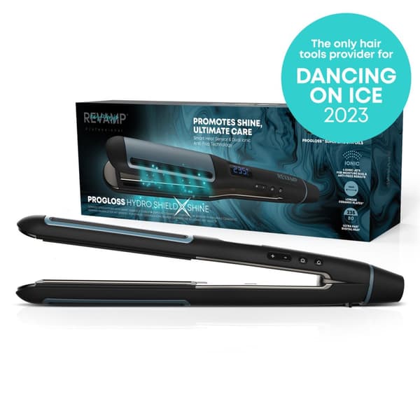 Revamp ST-1800-EU Progloss Hydro Shield Shine Ceramic Straightener With Smart Sensor Svart