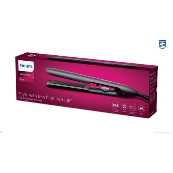 PHILIPS BHS510/00 Series 5000 plattång - 12 temperaturer - Thermoshield-teknologi - Svart