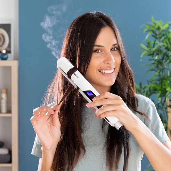 Keramisk hårglattejern med damp Stemio InnovaGoods 36 W