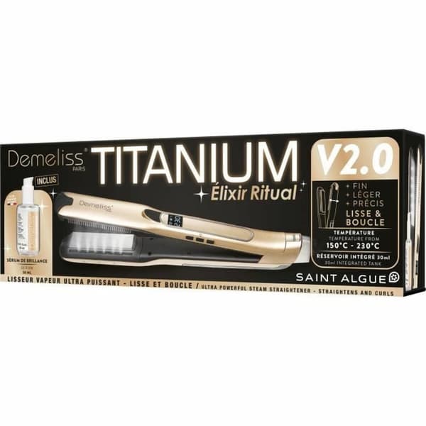 Suoristusrauta Saint-Algue TITANIUM V2 ELIXIR RITUAL DEMELISS