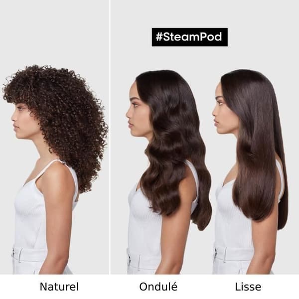 SteamPod 4 - Steam Curler Plattång - Hög motståndskraftig keramisk platta - L'Oréal Professionnel
