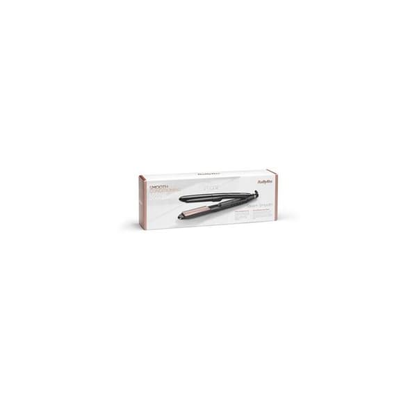 Ångplatta - Babyliss - Steam Smooth ST493E - Svart - Fasade kanter - 3030050181081