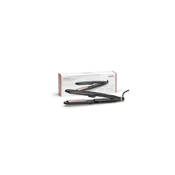 Ångplatta - Babyliss - Steam Smooth ST493E - Svart - Fasade kanter - 3030050181081