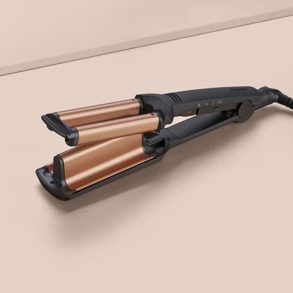 Plattång - BaByliss - W2447E - Vågeffekt, upp till 200°C med breda och vågiga turmalin-keramiska plattor