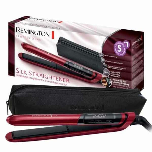 Glattejern Remington S9600 Sort Rød