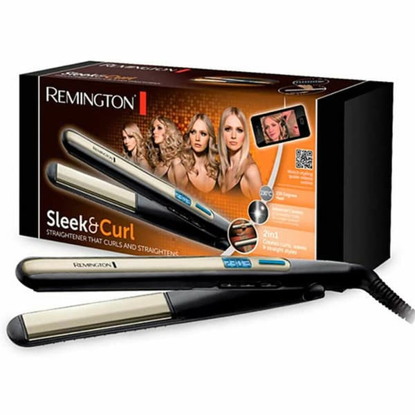 Glattejern Remington Sleek & Curl Sort 110 mm 150°C - 230°C Sort