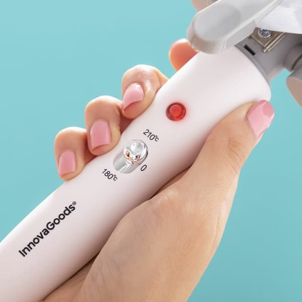 BEGAGNAD Trippel keramiskt stylingjärn InnovaGoods TRILER Grå (Renoverade A)