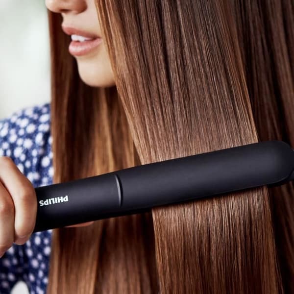 PHILIPS BHS375/00 StraightCare Essential Plattång - ThermoProtect - 2 temperaturinställningar - Keramiska/Keratinplattor