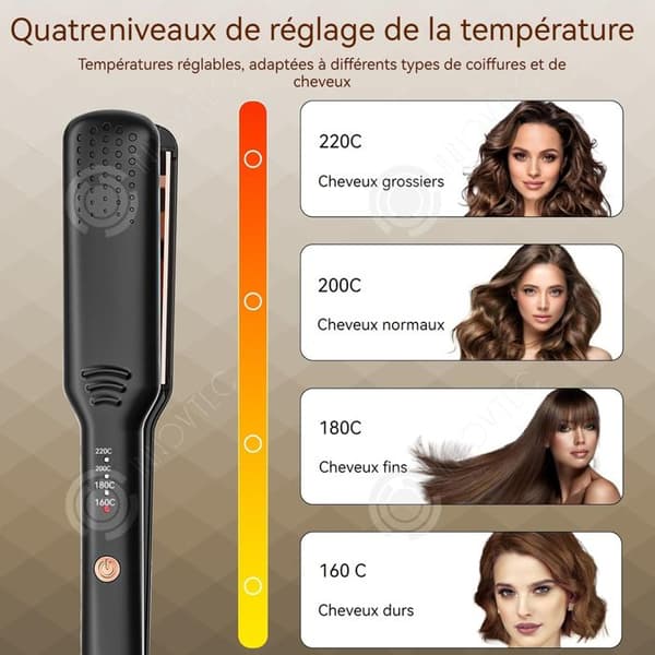 INN Plattång för hår 2 i 1 160-220 grader Celsius Cylindrisk Plattång Utrikeshandel Curling Iron Plattningsskena för hår