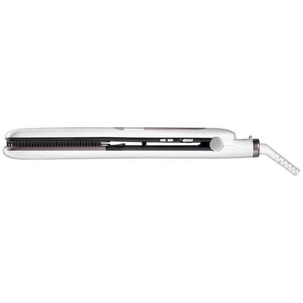 ROWENTA SF7510F0 Borste &amp; Straight Hair Plattång, Temperaturkontroll från 130 till 200°C, LCD-skärm, Snabb uppvärmningstid, Plattning
