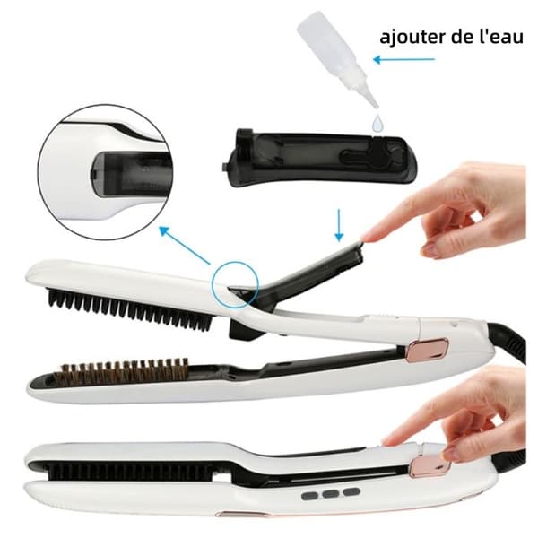 TD® Pro Långvarig Dual Plate Steam Straightener Advanced Technology Wet &amp; Dry Dual Steam Technology Allt hår
