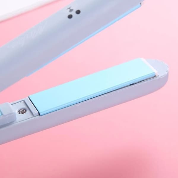 TD® Mini Hårplattång Bärbar Elektrisk Steam Hårplattång LED Temperaturkontroll Gåvor för flickor professionell hårplattång
