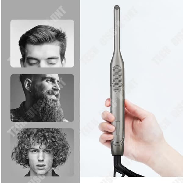 TD® Bangs Hårskena Rak Rak Curling Dubbel användning Hårrullare Ull Curling Stylingverktyg