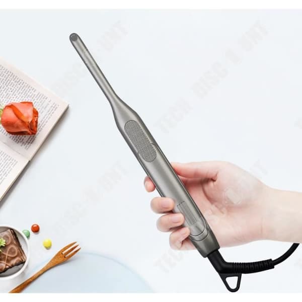 TD® Bangs Hårskena Rak Rak Curling Dubbel användning Hårrullare Ull Curling Stylingverktyg