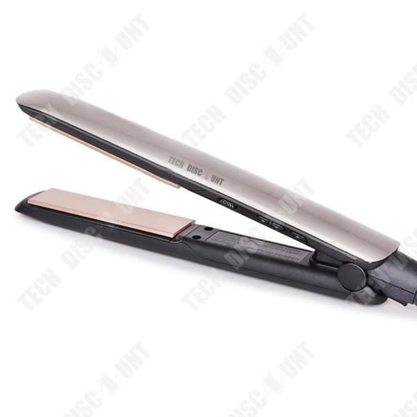 TD® Hårrätningsplåtar Anti-Iron Safety Digital Display Temperaturjustering Smart Straightener