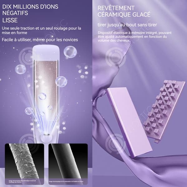 INN Hair Straightener 45W Ceramic Extra Special tjockt lockigt och långt hår Keramisk LCD-skärm med negativa joner Plattjärn