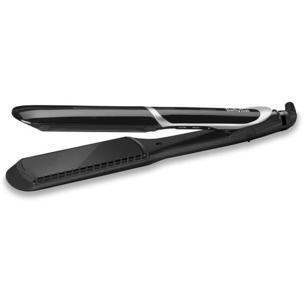 Plattång - BaByliss - ST397E Sleek Control Wide - Med turmalin keramiska plattor och avtagbar kam Svart