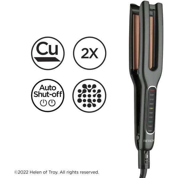 REVLON RVST2204 plattång - dubbel koppar och keramisk platta - upp till 235°C