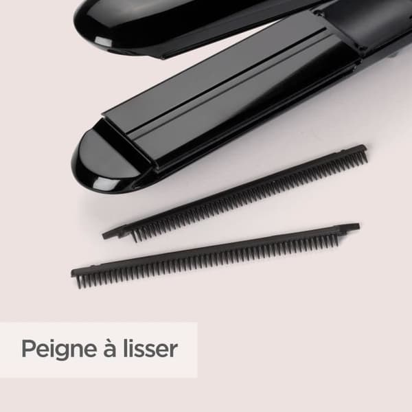 BABYLISS ST492E Steam Straight -höyrysuoristin - 39 mm leveät keraamiset levyt - 5 lämpötilaa 150°C-230°C - edistynyt keraaminen lämmitin