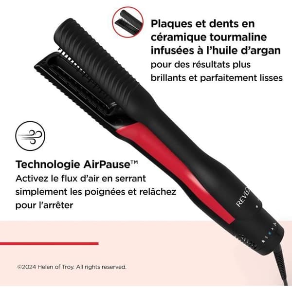 Hårtork och plattång i en enhet - REVLON - ONE STEP AIR STRAIGHT - RVDR5330E
