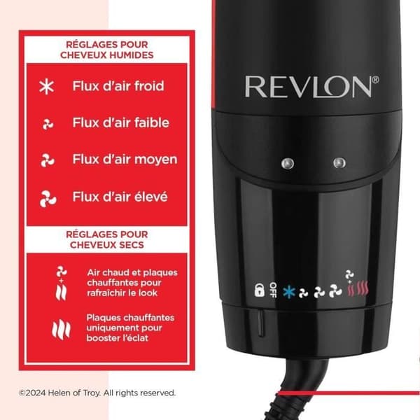Hårtork och plattång i en enhet - REVLON - ONE STEP AIR STRAIGHT - RVDR5330E