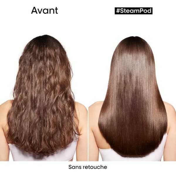 SteamPod 4 - Ammattimainen höyrysuoristusrauta ja kiharrin - L'ORÉAL PROFESSIONNEL - 3 lämpötilaa - Työkalu + Tiivistetty silottava hoitoaine