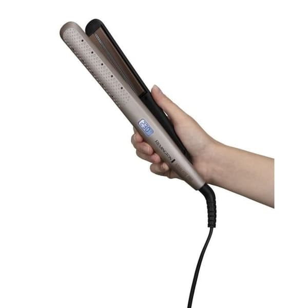 REMINGTON S7972 Aqualisse PRO plattång – upp till 230° – 10 temperaturer – automatisk avstängning – förvaringspåse