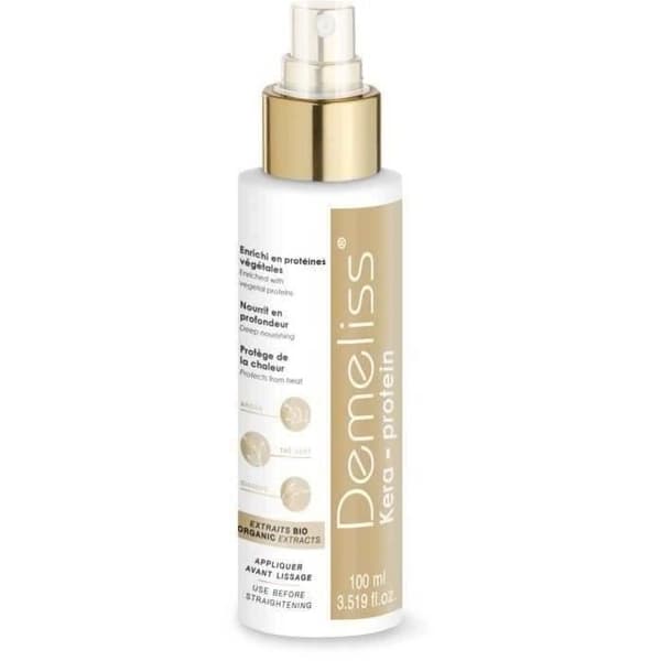 SAINT ALGUE Demeliss TITANIUM Love Edition Höyrysuoristusrauta GOLD ROSE Color + 100ml Kera-PROTEIN Nourishing Treatment