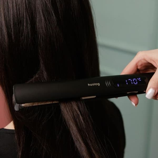 Huslog Plattång med LED-display BE-380124 - Svart