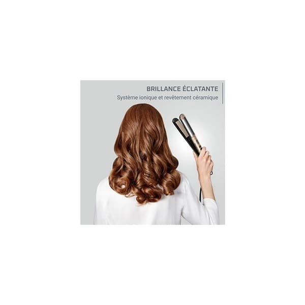 Lisseur Rowenta Lisseur Glam & Shine 2-i-1 slätar ut eller lockar håret SF4641F0 OR