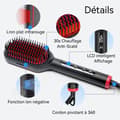 Miniatyrbild 2 av 4: INN Smoothing Brush 80W 100V-240V Infraröd Smoothing Brush för Hår 30 Sekunder Uppvärmning Brandsäkert Design Smoothing Iron