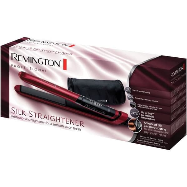 Remington S9600 glattejern, avanceret keramisk glattejern til glattejern, XL 110 mm plader med silkeproteinpleje