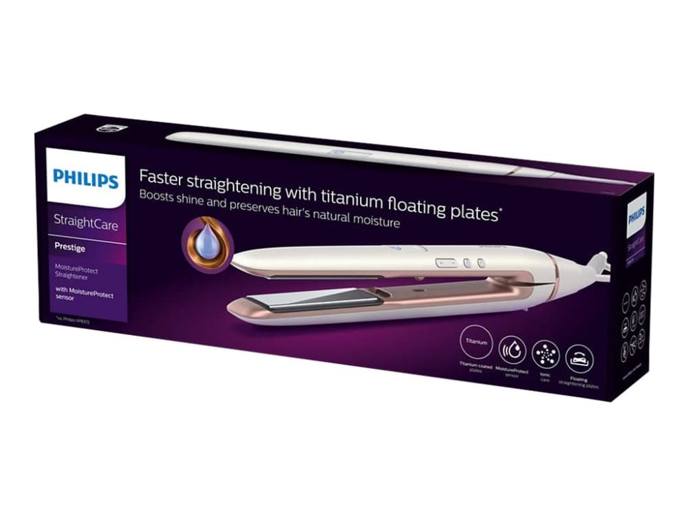 Philips MoistureProtect HP8374/00, Plattång, Varm, 200 ° C, Högpresterande, 15 s, Rosa