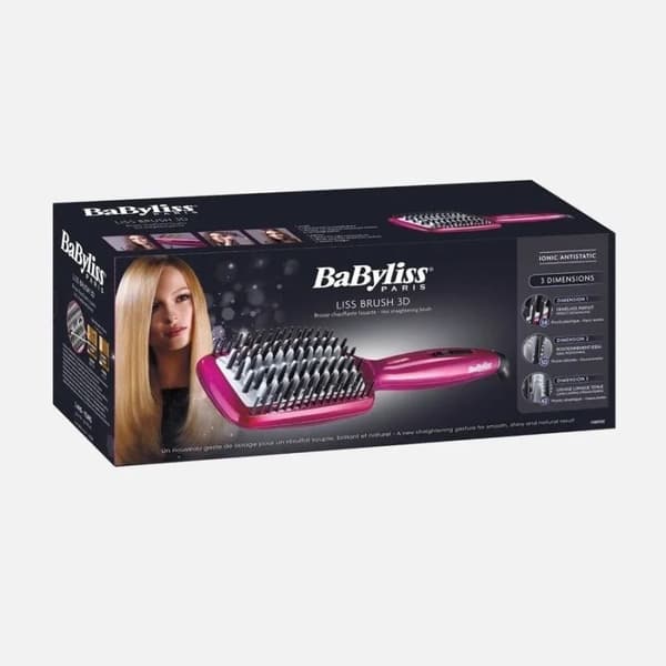 Babyliss BaByliss Paris Liss Brush 3D HSB100E Pink - Plattång