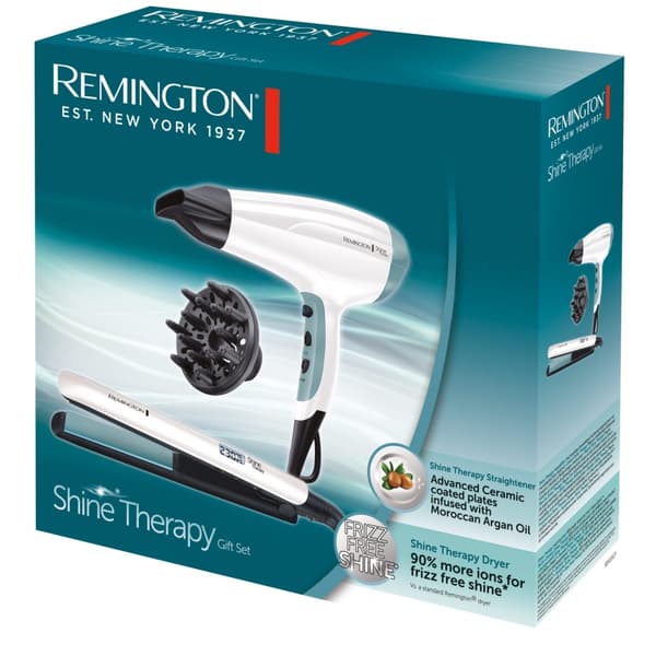 Remington Hårfön&Plattång S8500 Shine Th