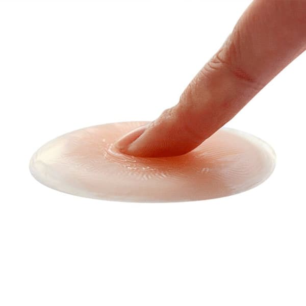Blomformade nipple covers - Beige