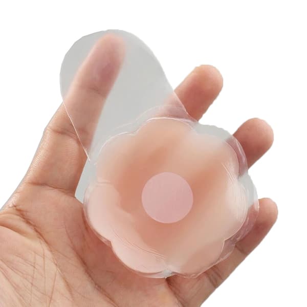 2-Pack Bekväm Självhäftande Silikon Nipple Cover