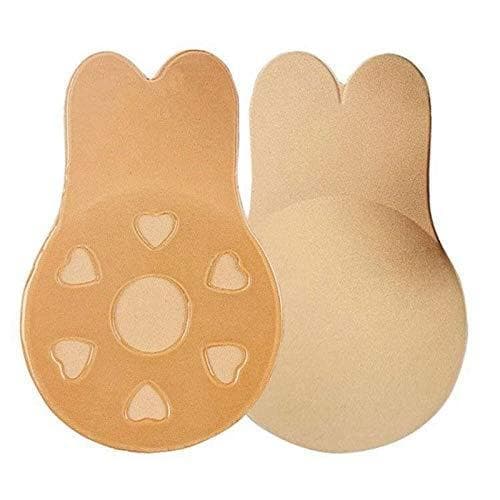 Mjuk Bekväm Självhäftande BH Utan Band Beige Beige, S/M 9.5cm