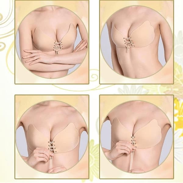 Självhäftande Osynlig BH med Push-Up - Beige - A Kupa