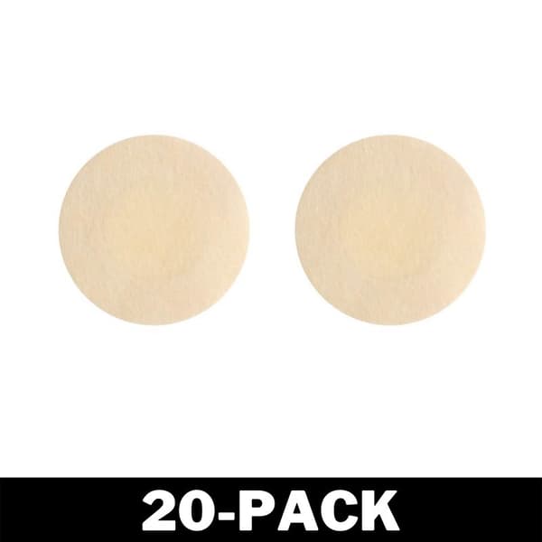 Självhäftande Cirkulära Nipple Covers Beige 20-Pack