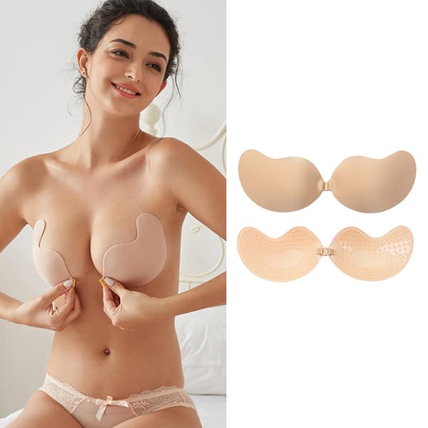 Mjuk och Bekväm Självhäftande Push-Up BH (1-Par)