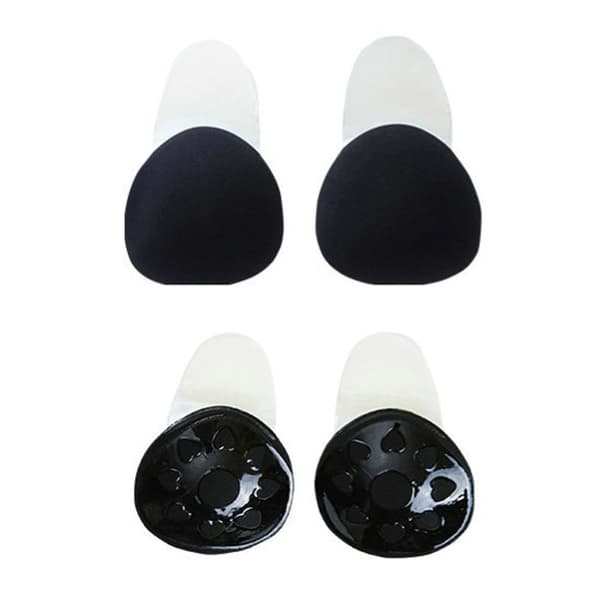 Mjuk & Smidig Självhäftande Push-Up BH Svart Svart, 11CM