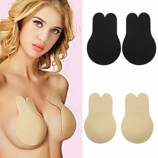 Bekväm och Självhäftande BH Utan Band Beige Beige, 9.5cm