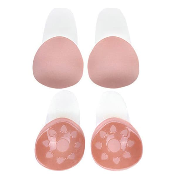 Bekväm & Smidig Självhäftande Push-Up BH Beige Beige, 11CM