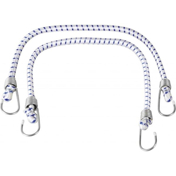 SupaTool Bungee Cord Set With Metal Hooks White 900 x 12mm