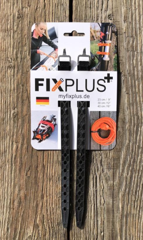 FIXPLUS 23 cm/12 mm 2-PACK, spännband plast