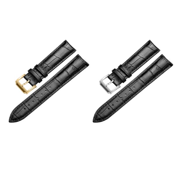 Stilrent Klockarmband i Läder (Krokodilmönstrat)